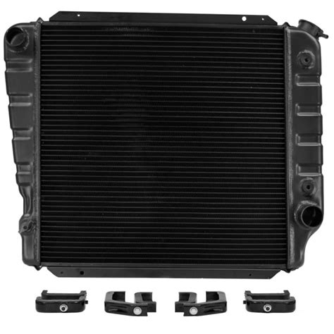 MaxCore Bronco Radiator Aluminum 3 Row W/Bracket 289/302 